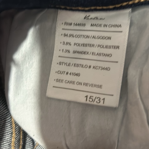 Kancan High Rise Frayed Hem Flares - Picture 4 of 4